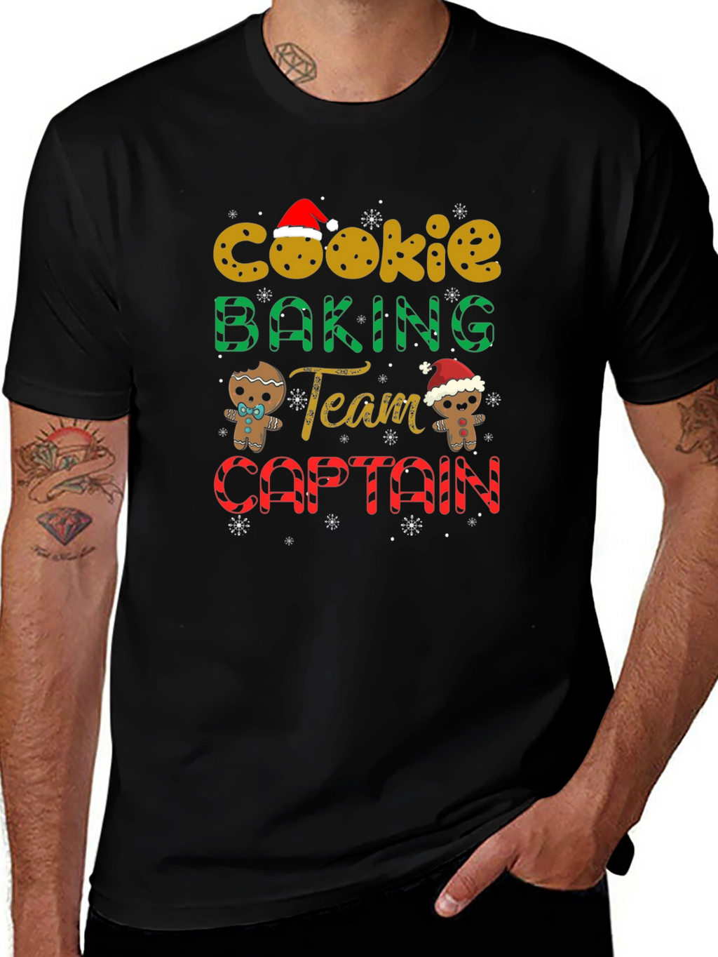 Cookie Baking Team Captain Christmas T-Shirt
