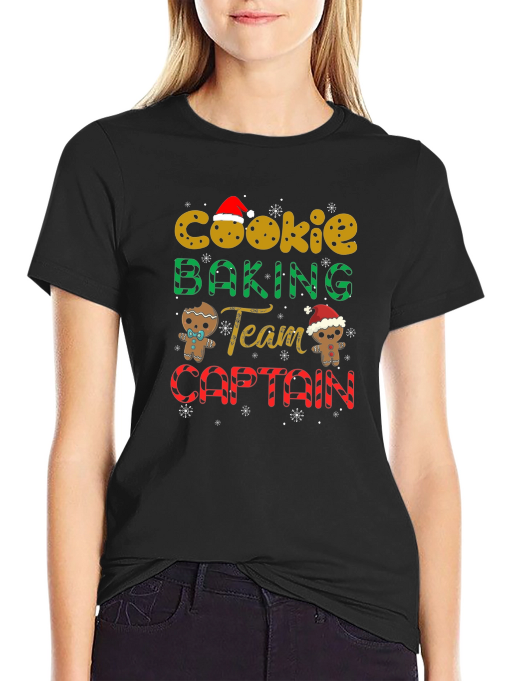 Cookie Baking Team Captain Christmas T-Shirt