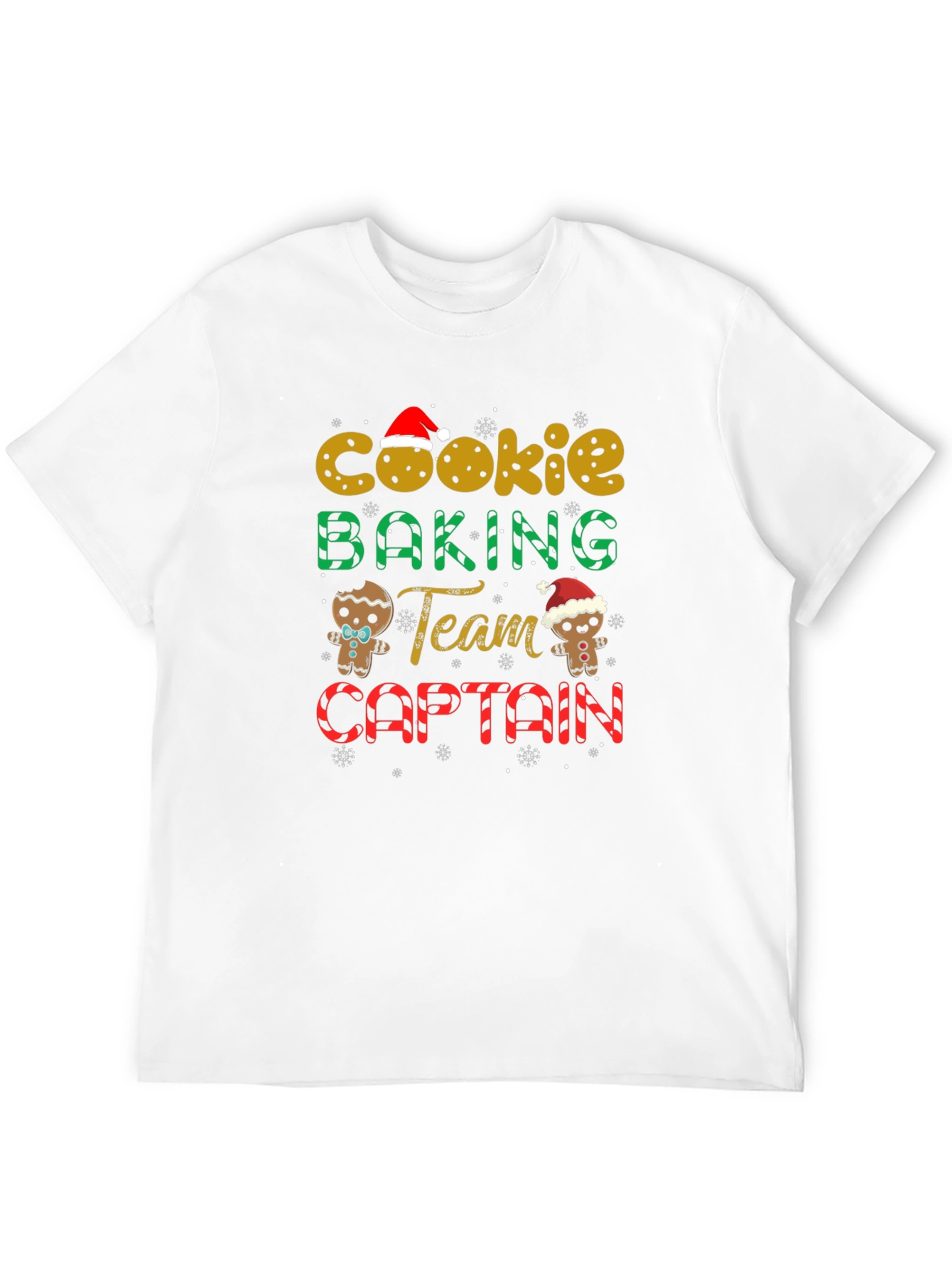 Cookie Baking Team Captain Christmas T-Shirt