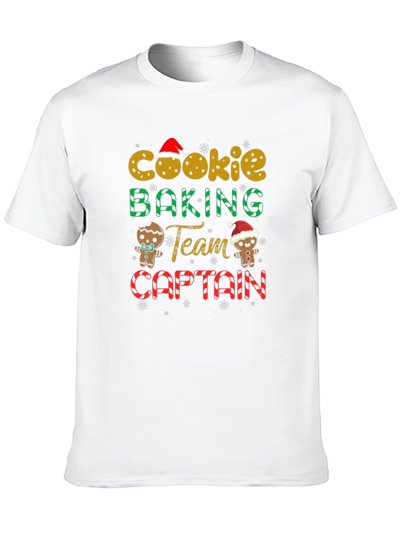 Cookie Baking Team Captain Christmas T-Shirt