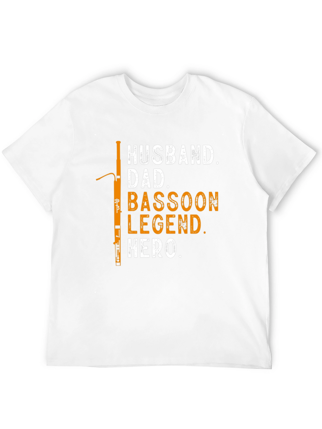 Husband Dad Bassoon Legend Hero T-Shirt