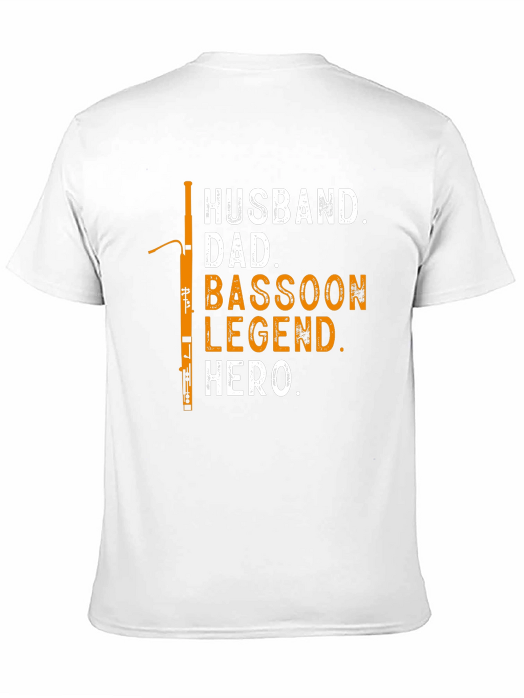 Husband Dad Bassoon Legend Hero T-Shirt
