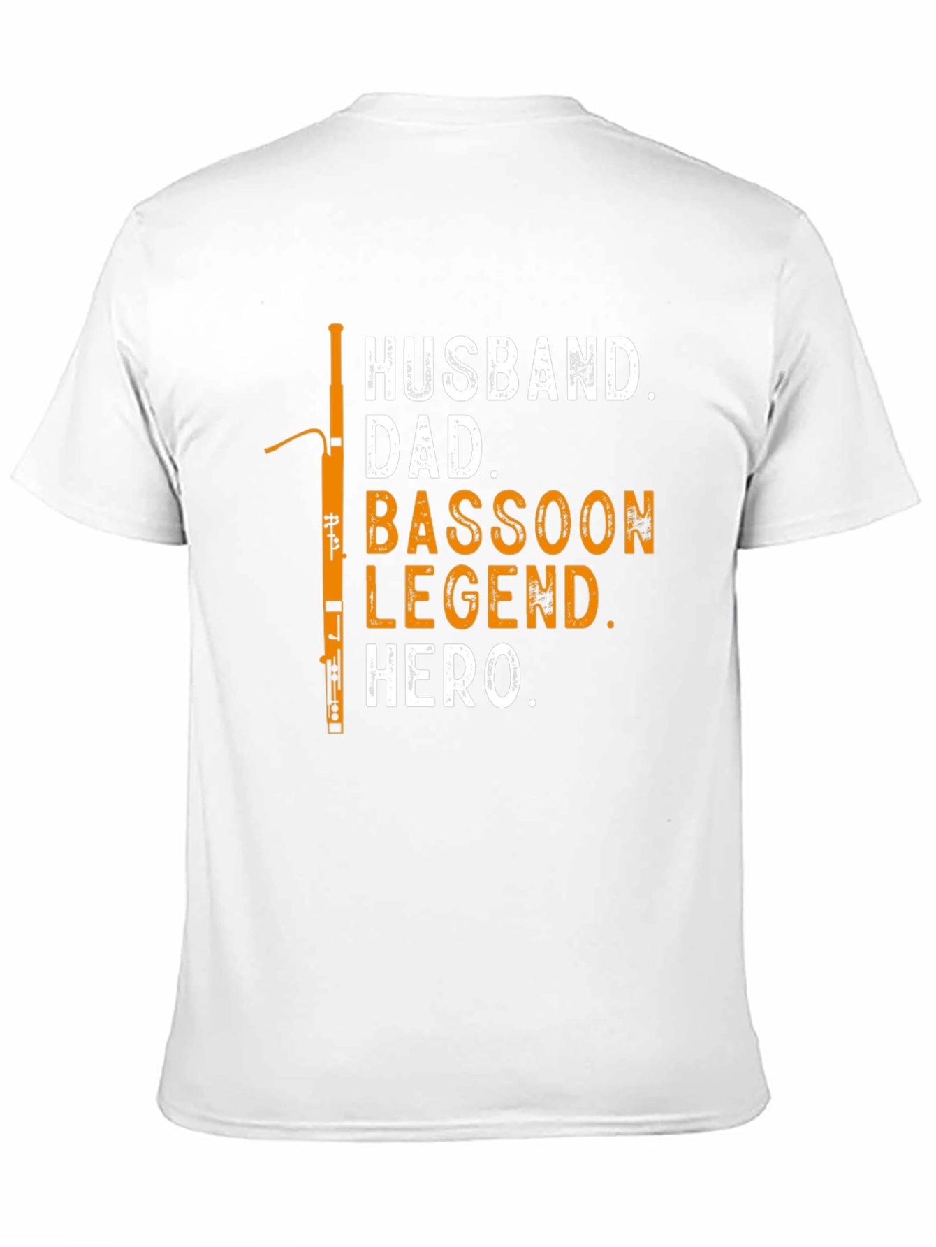Husband Dad Bassoon Legend Hero T-Shirt