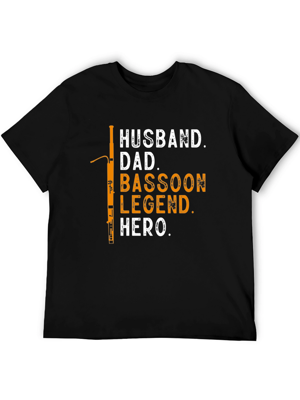 Husband Dad Bassoon Legend Hero T-Shirt