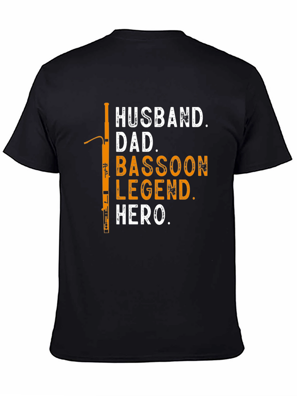 Husband Dad Bassoon Legend Hero T-Shirt