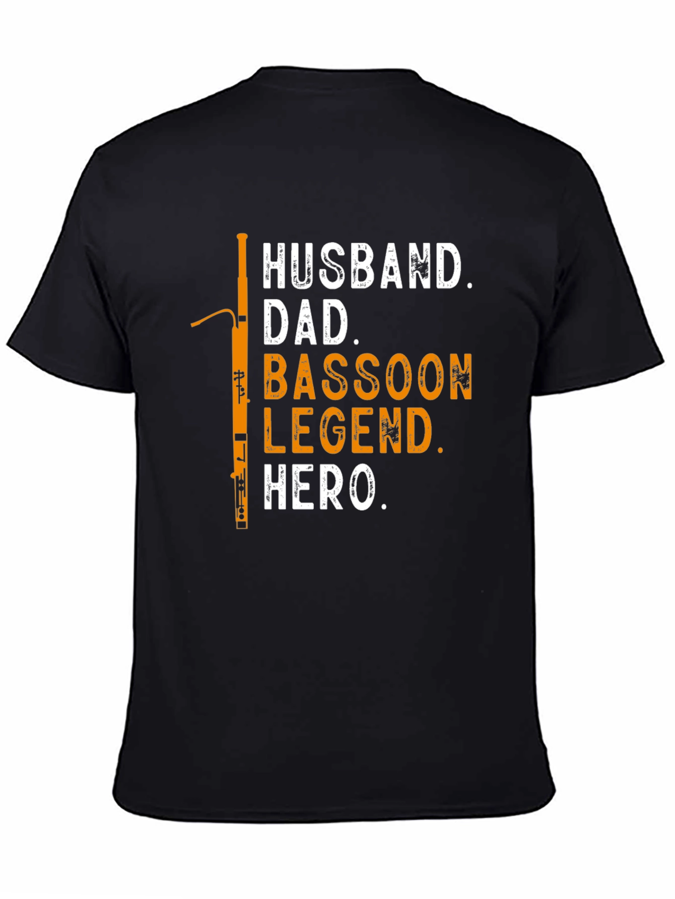 Husband Dad Bassoon Legend Hero T-Shirt