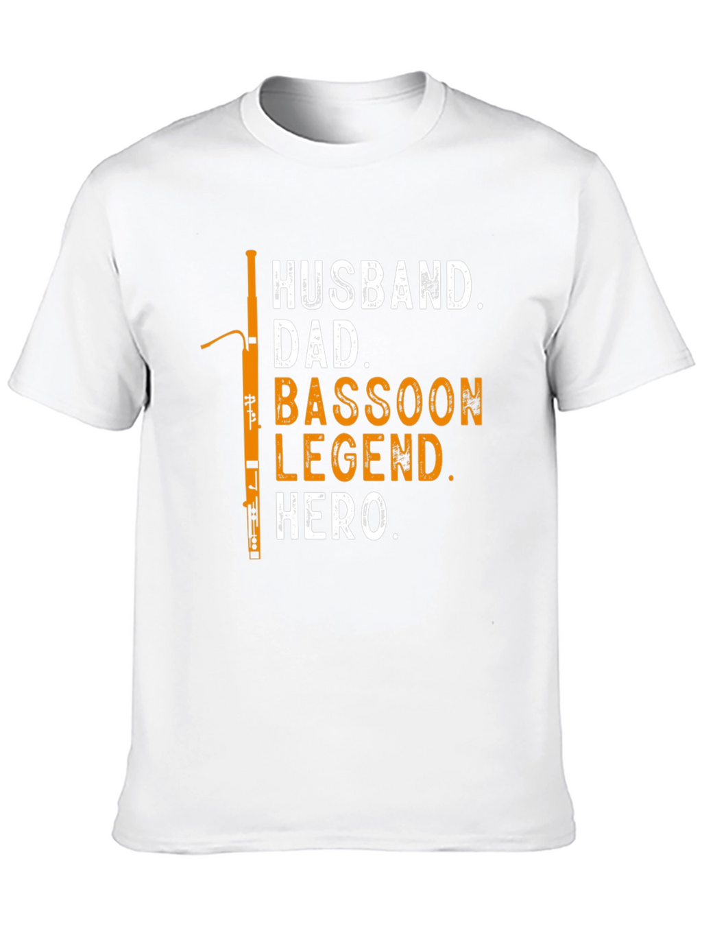 Husband Dad Bassoon Legend Hero T-Shirt