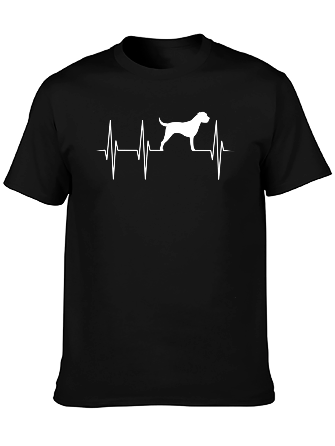 Dog Heartbeat T-Shirt - Unique Graphic Tee