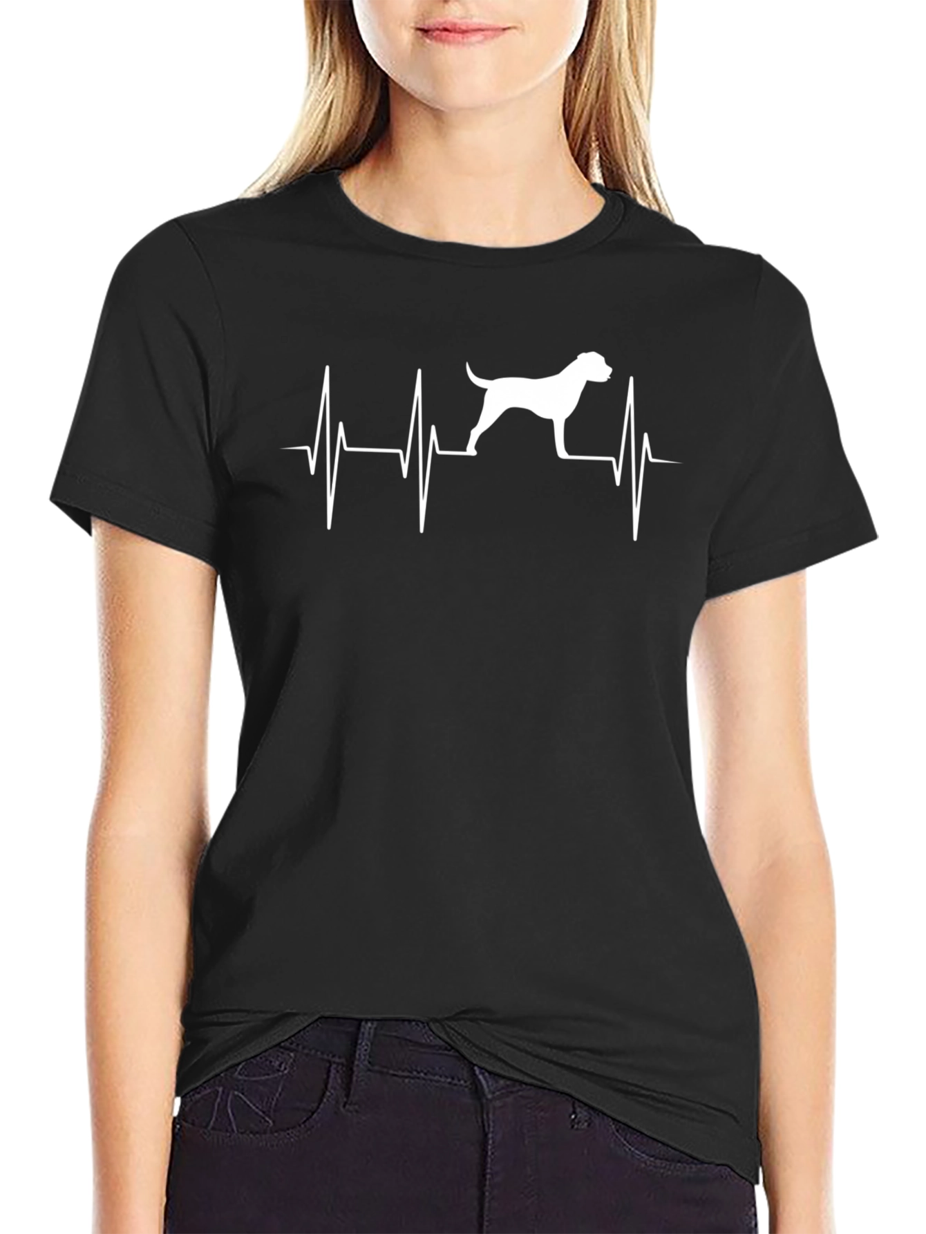 Dog Heartbeat T-Shirt - Unique Graphic Tee