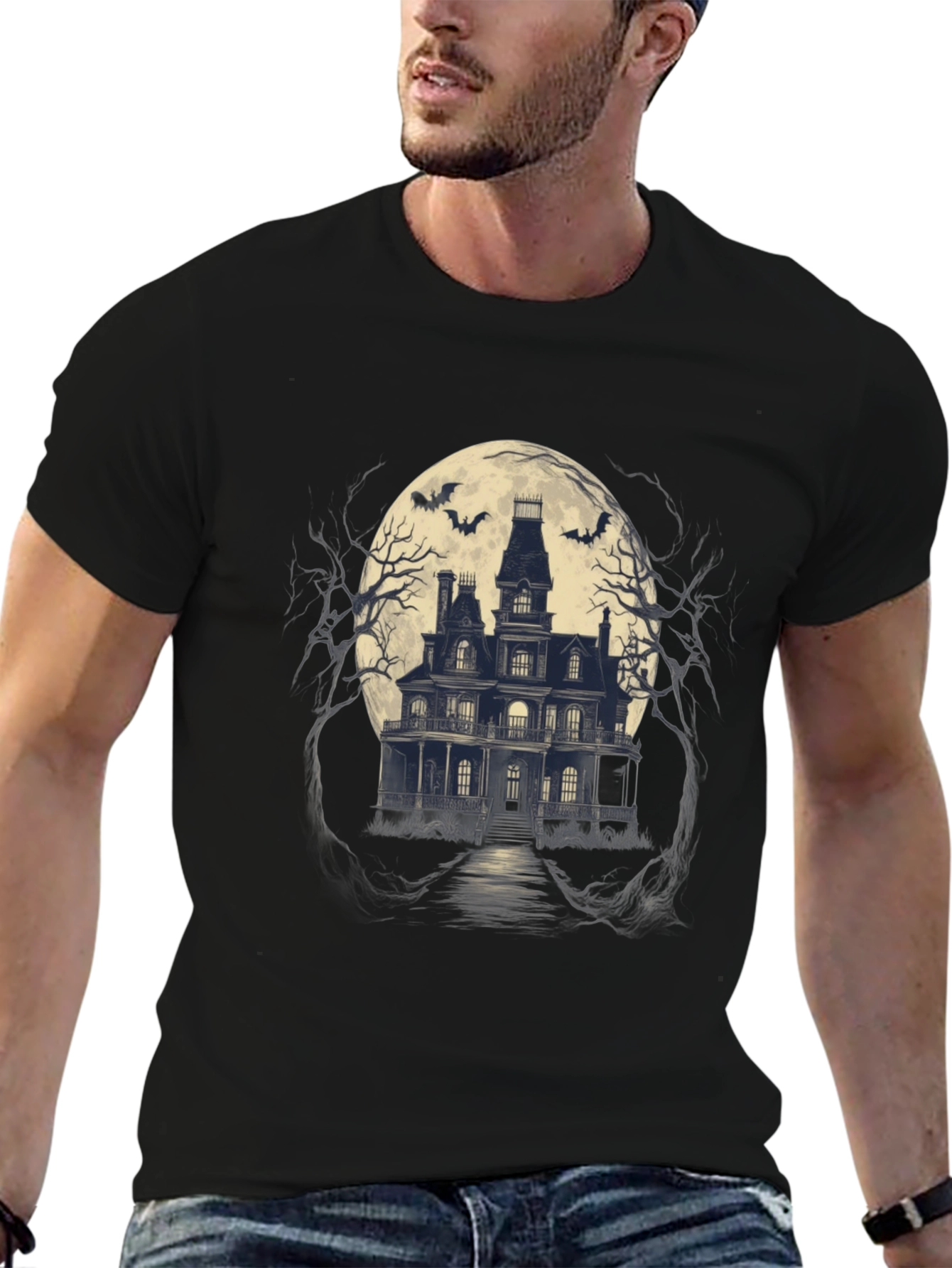 Haunted House Graphic Tee