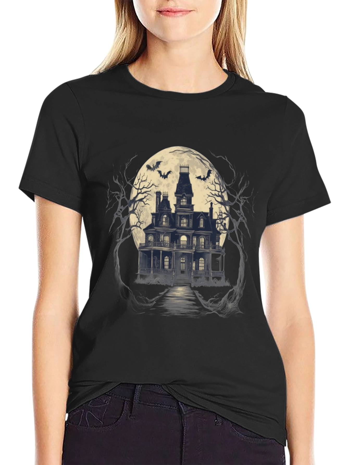 Haunted House Graphic Tee