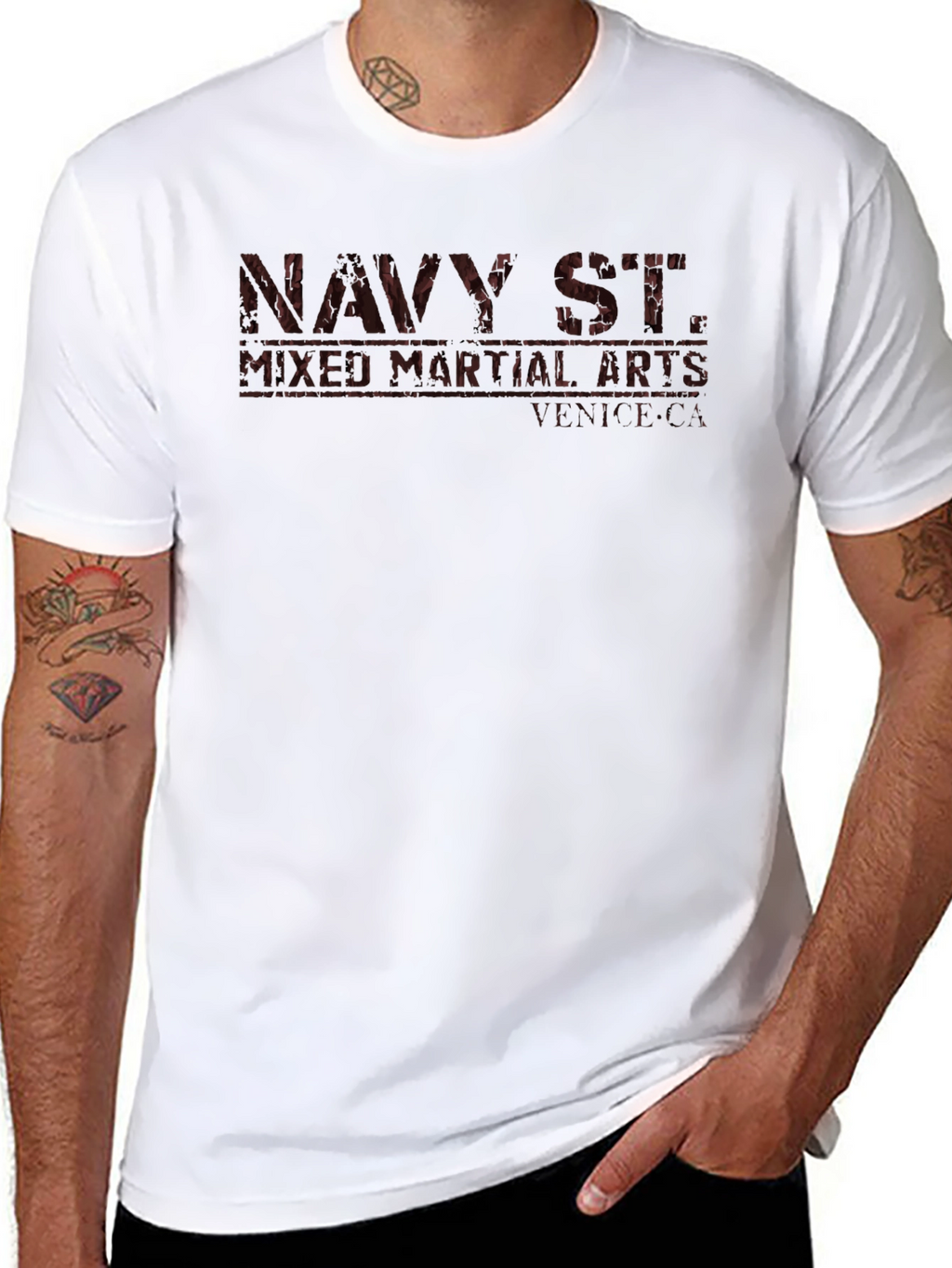 Navy St. Mixed Martial Arts T-Shirt