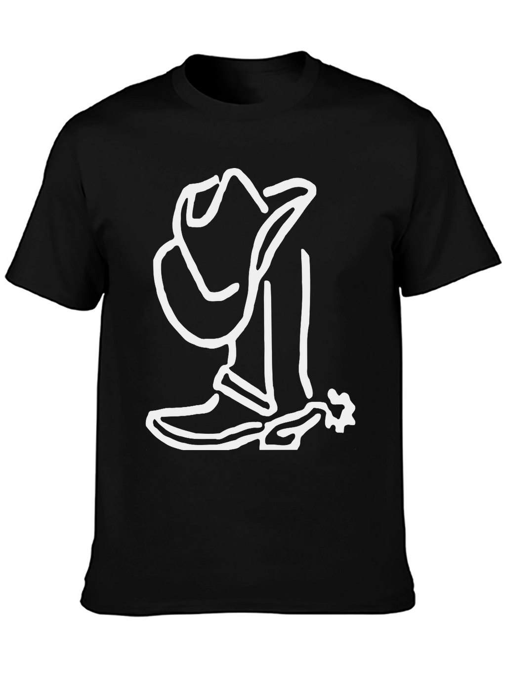 Cowboy Boot and Hat Graphic Tee