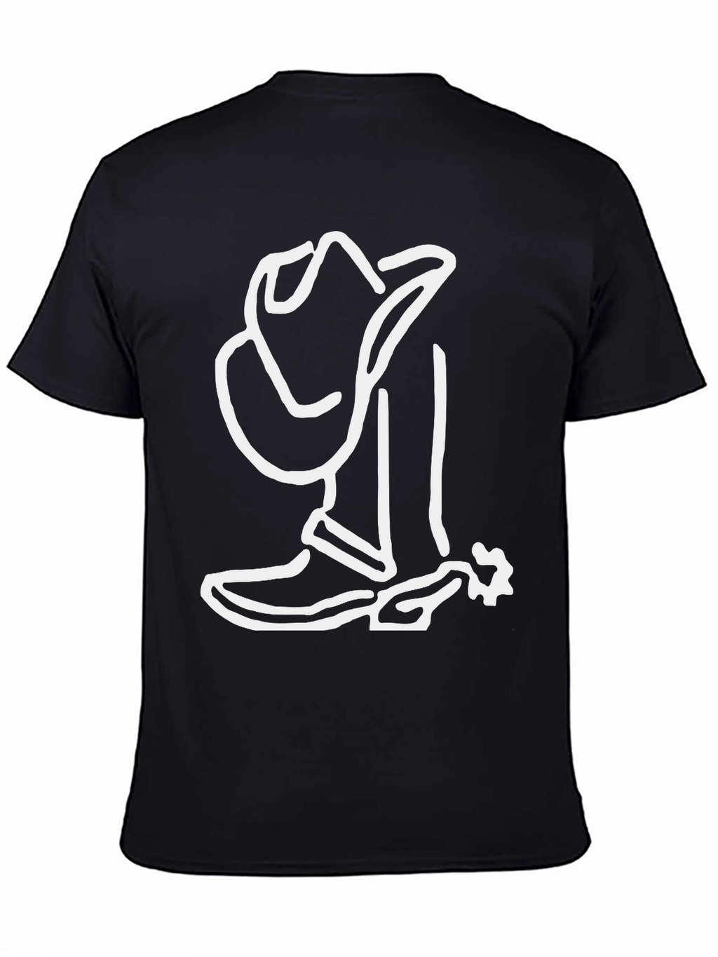 Cowboy Boot and Hat Graphic Tee