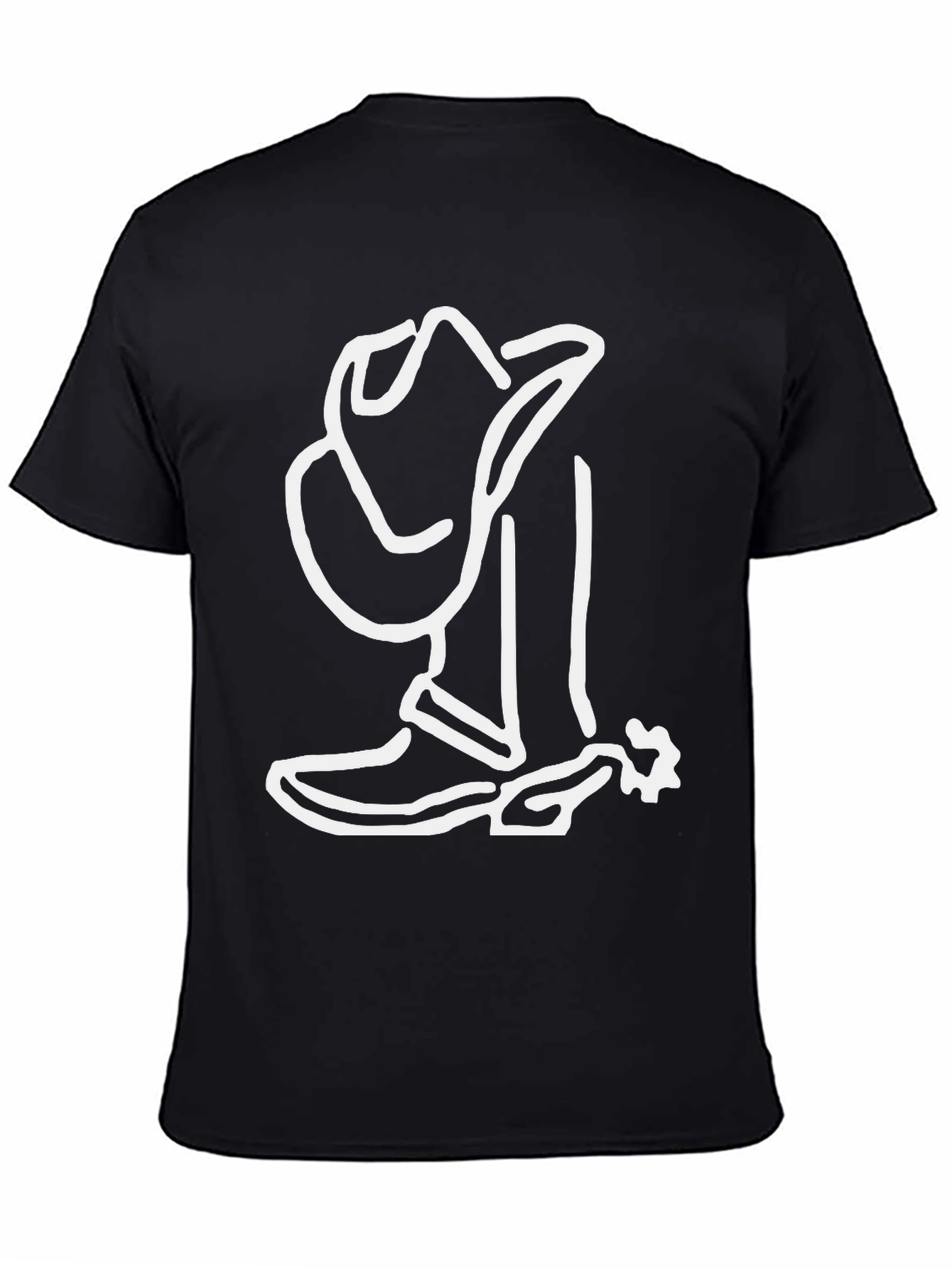 Cowboy Boot and Hat Graphic Tee