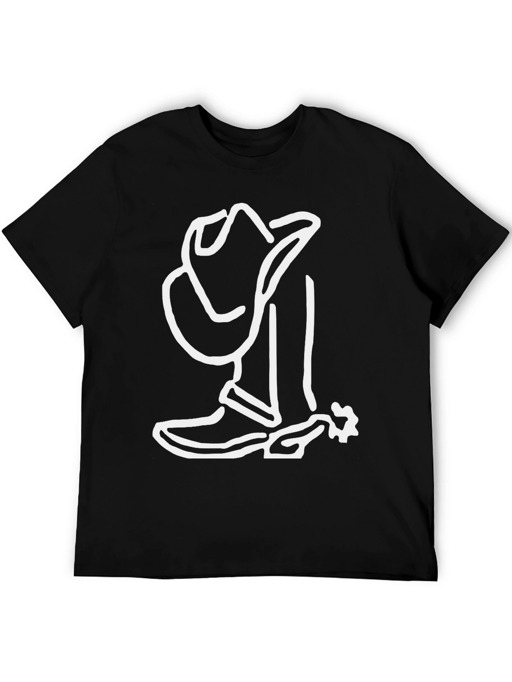 Cowboy Boot and Hat Graphic Tee