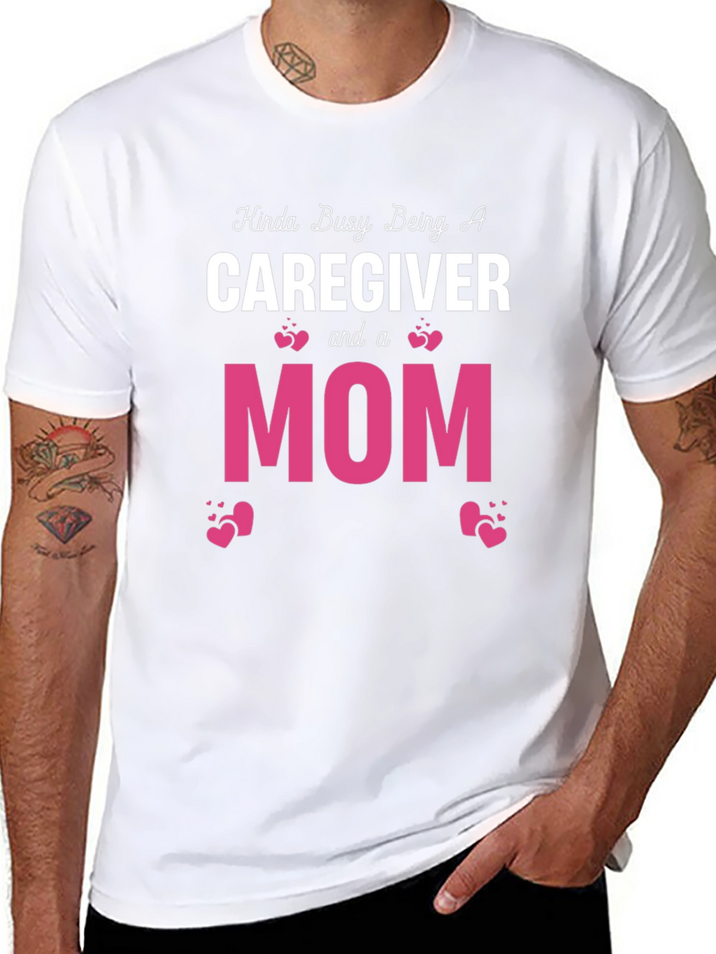 Caregiver & Mom Graphic T-Shirt