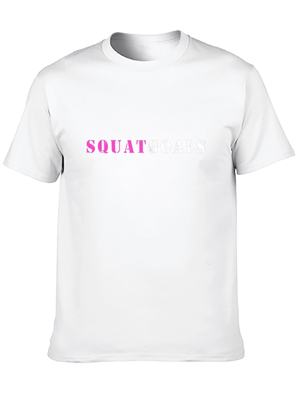 Squat Goals Graphic Tee - Trendy Fitness Shirt