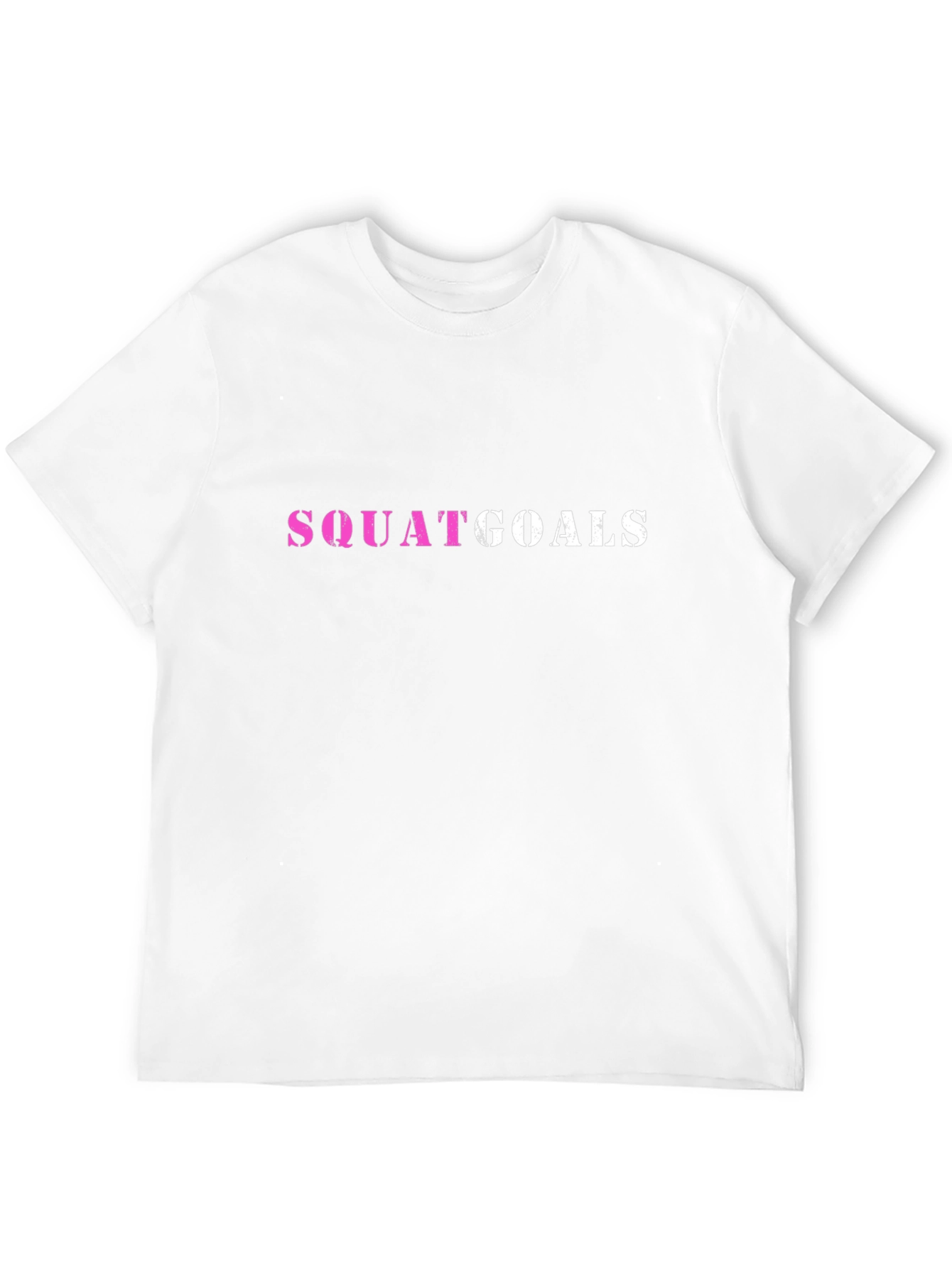 Squat Goals Graphic Tee - Trendy Fitness Shirt