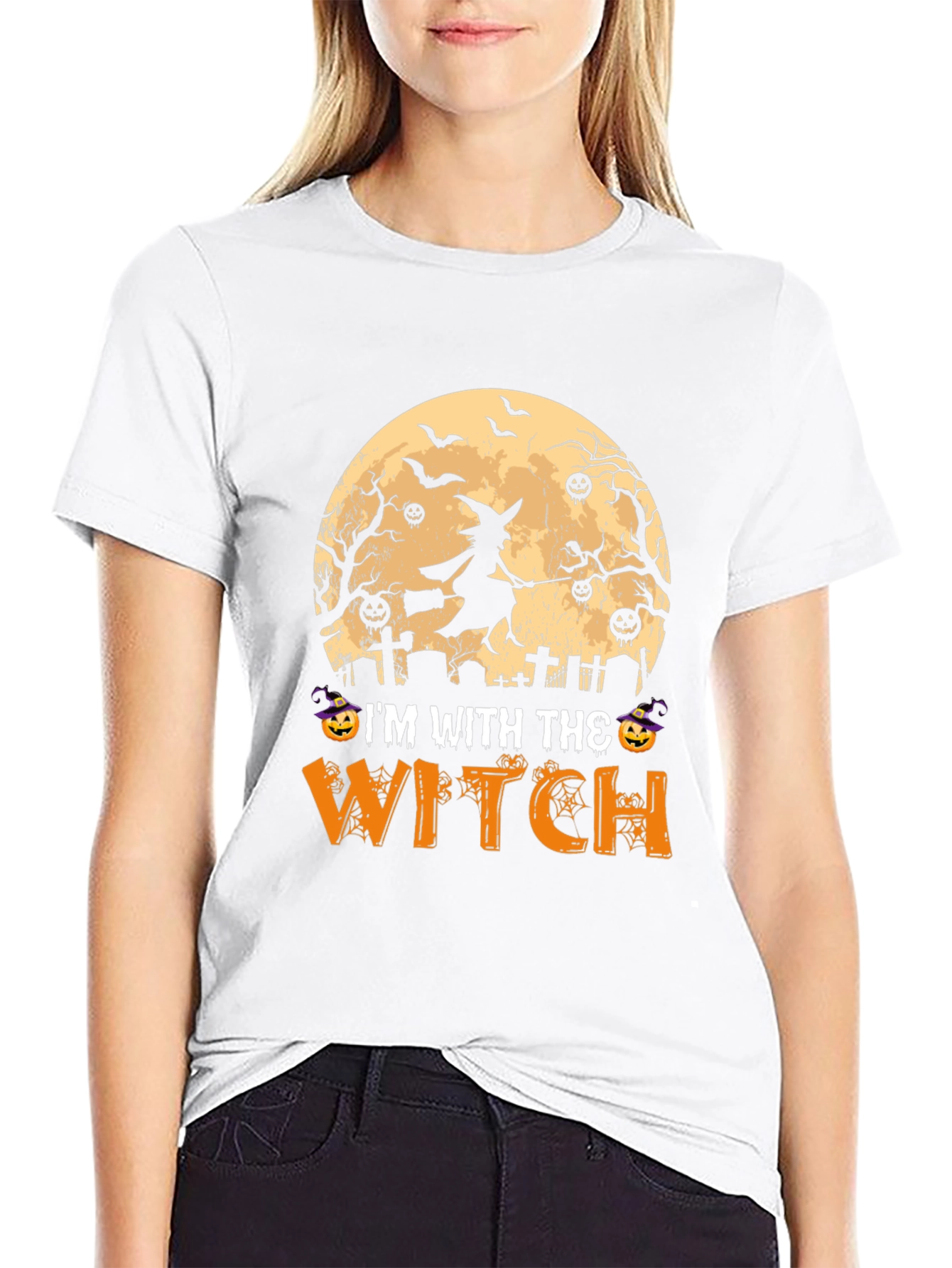 Halloween Im With The Witch T-Shirt