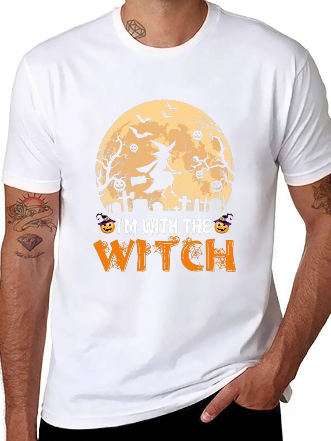 Halloween Im With The Witch T-Shirt