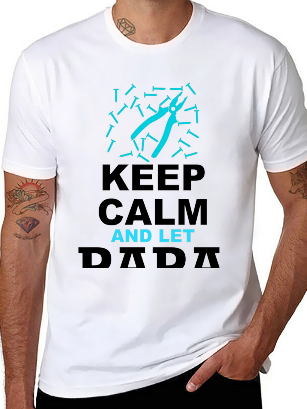 Keep Calm and Let Dada Handle It Graphic Tee