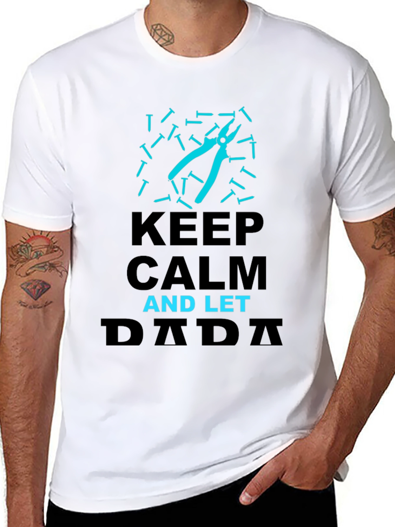 Keep Calm and Let Dada Handle It Graphic Tee