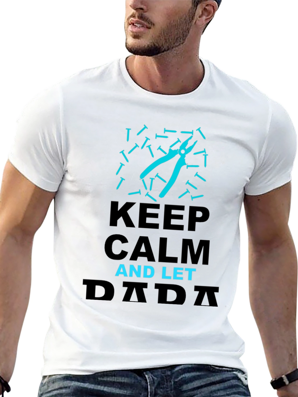Keep Calm and Let Dada Handle It Graphic Tee