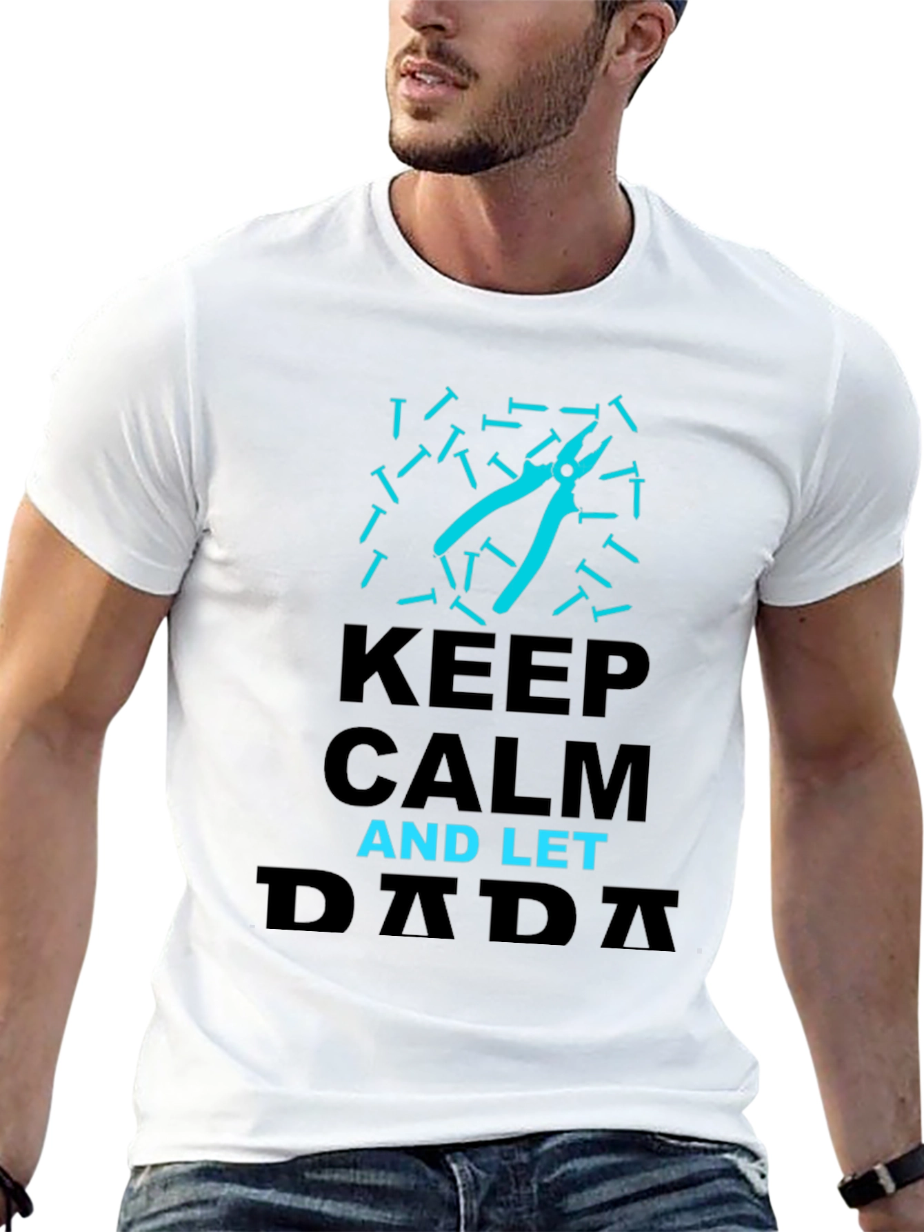 Keep Calm and Let Dada Handle It Graphic Tee