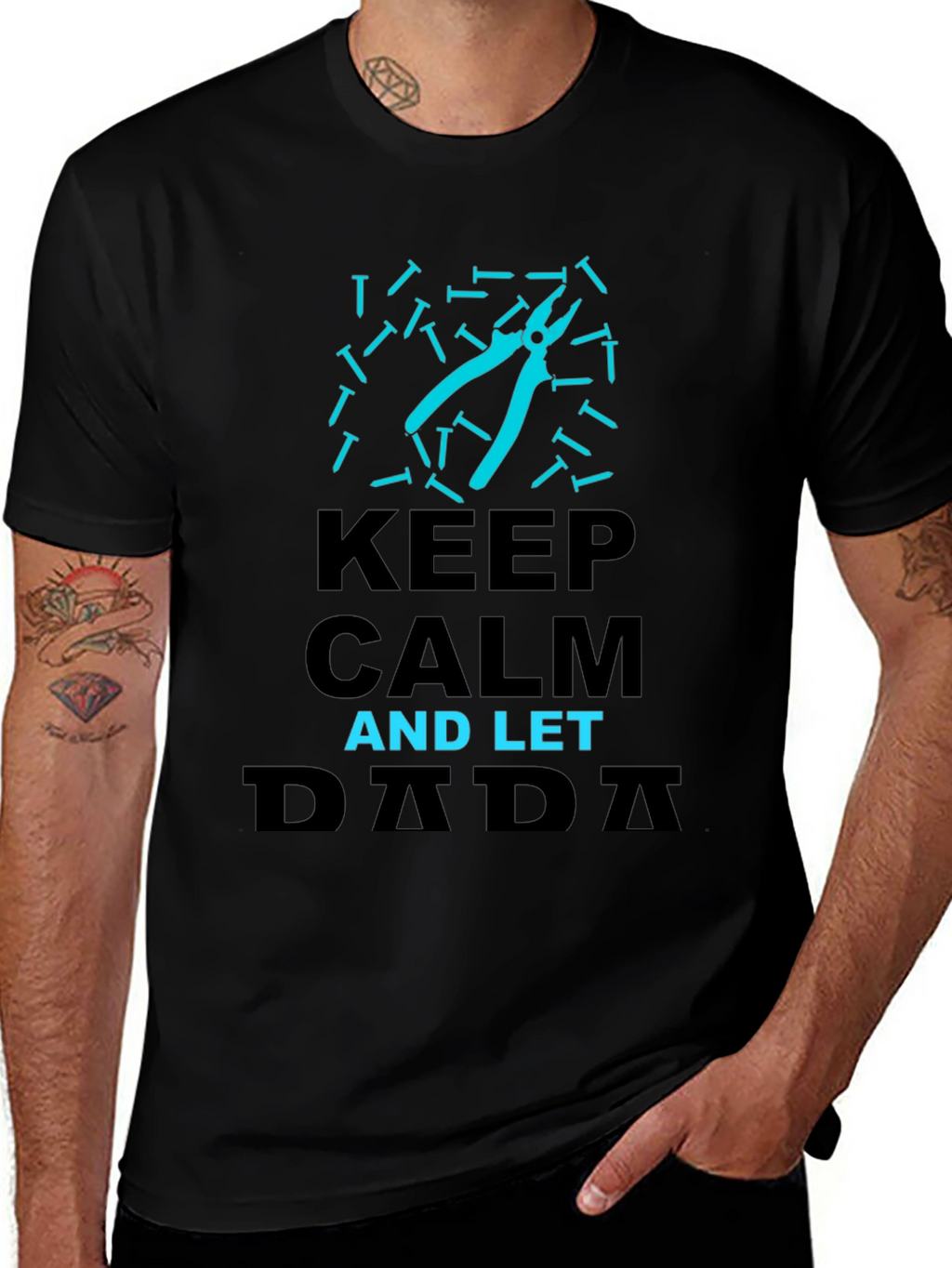 Keep Calm and Let Dada Handle It Graphic Tee
