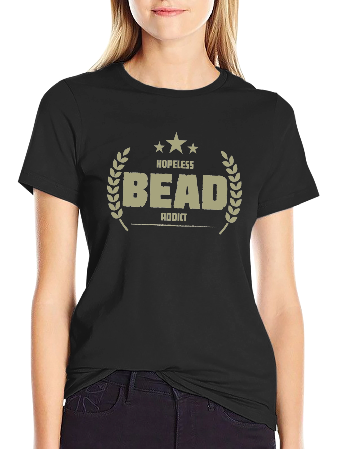 Hopeless Bead Addict Black T-Shirt
