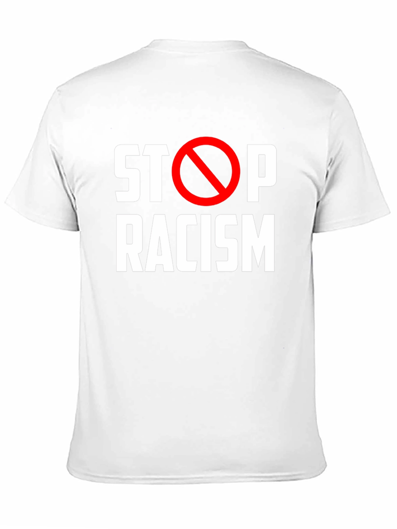Stop Racism Black T-Shirt
