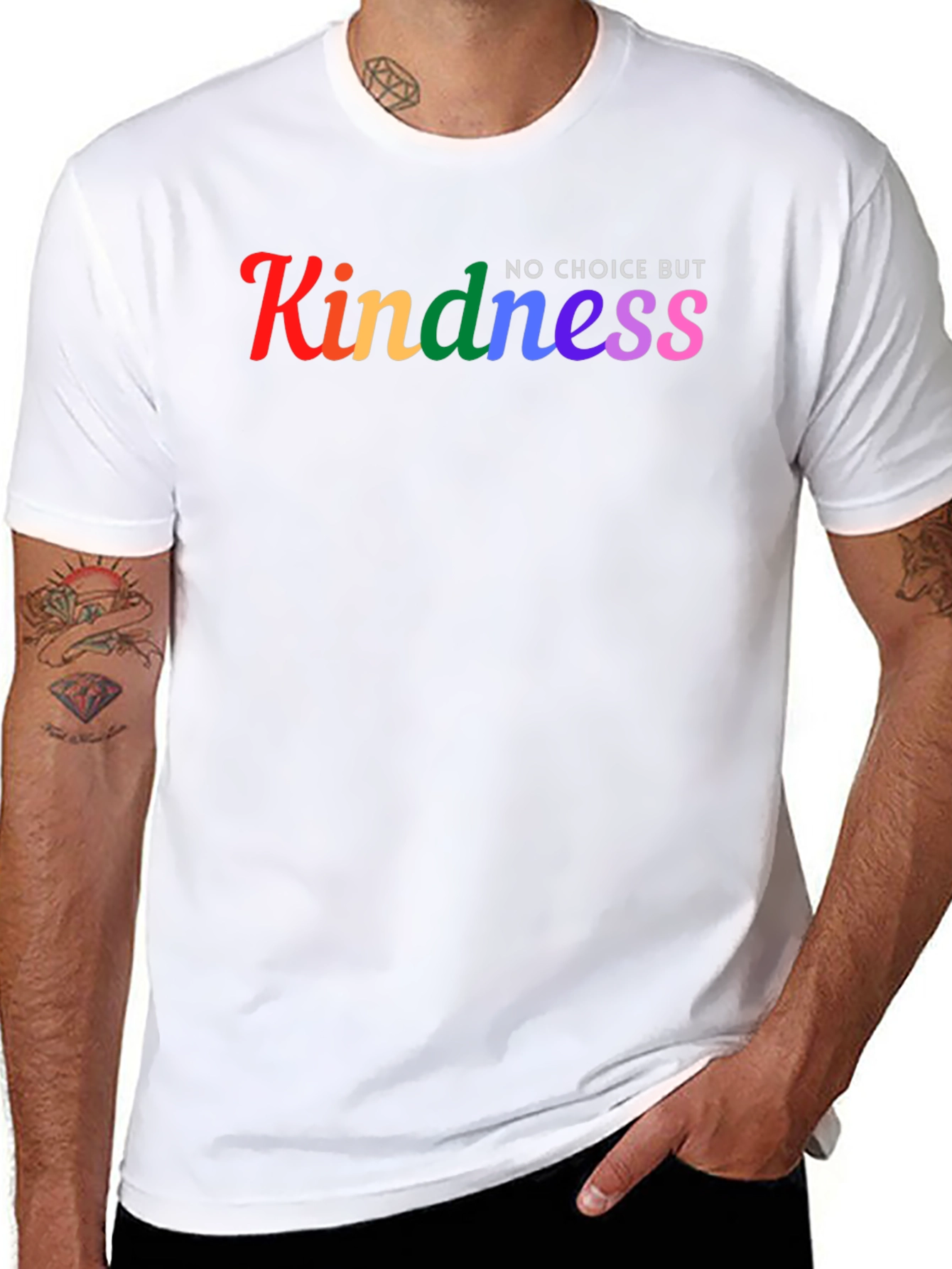 Kindness No Choice But Rainbow T-Shirt
