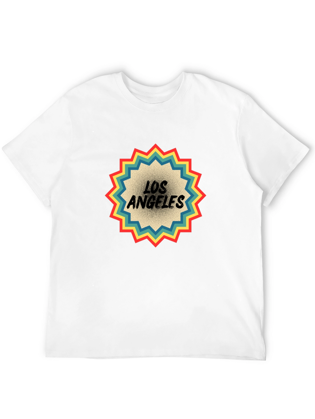 Retro Los Angeles Graphic Tee - Black