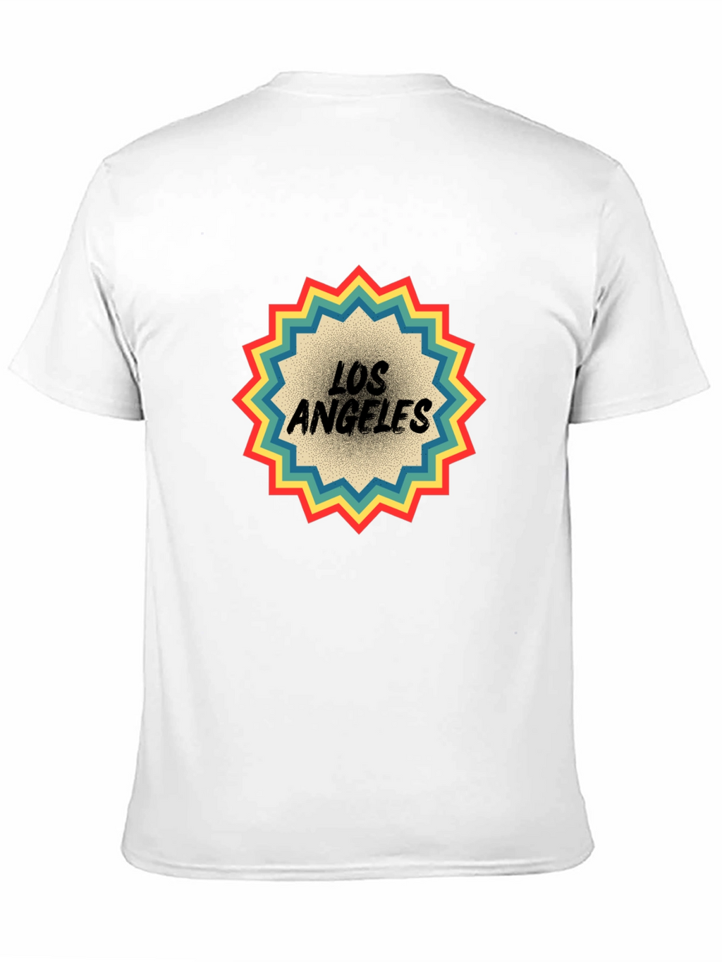 Retro Los Angeles Graphic Tee - Black
