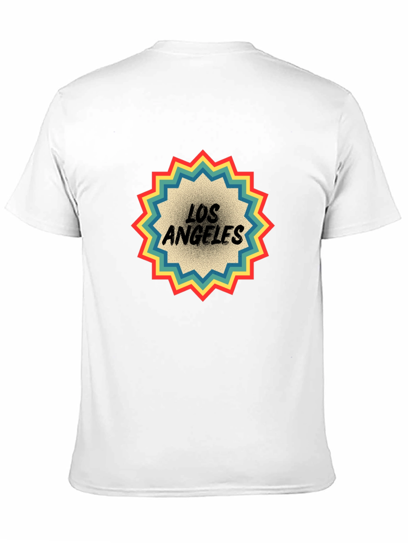 Retro Los Angeles Graphic Tee - Black