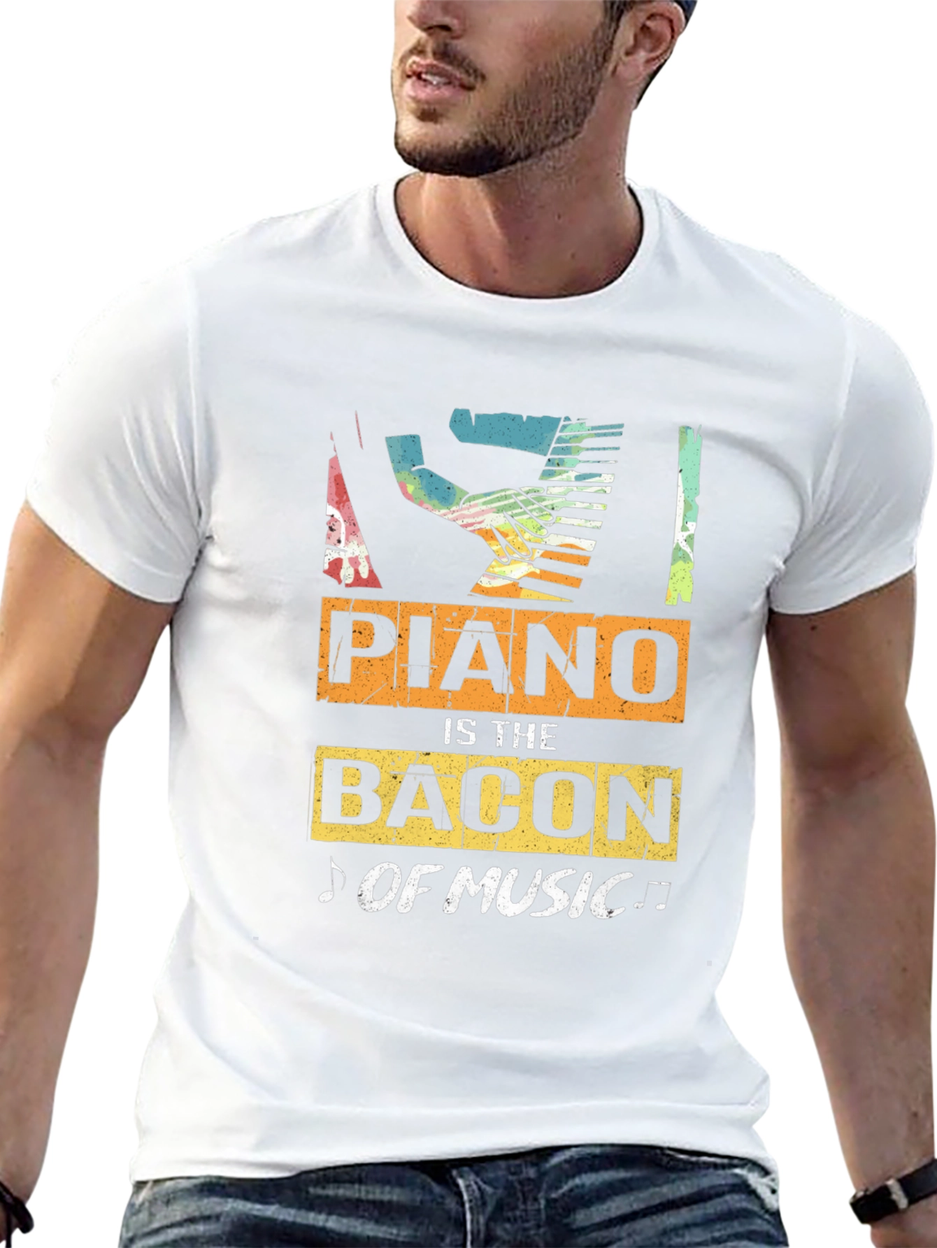Piano is the Bacon of Music T-Shirt