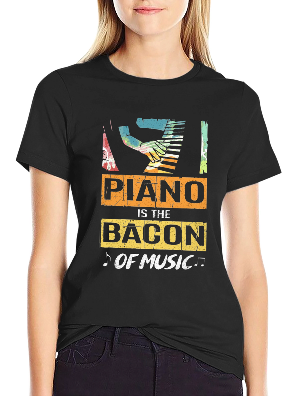 Piano is the Bacon of Music T-Shirt