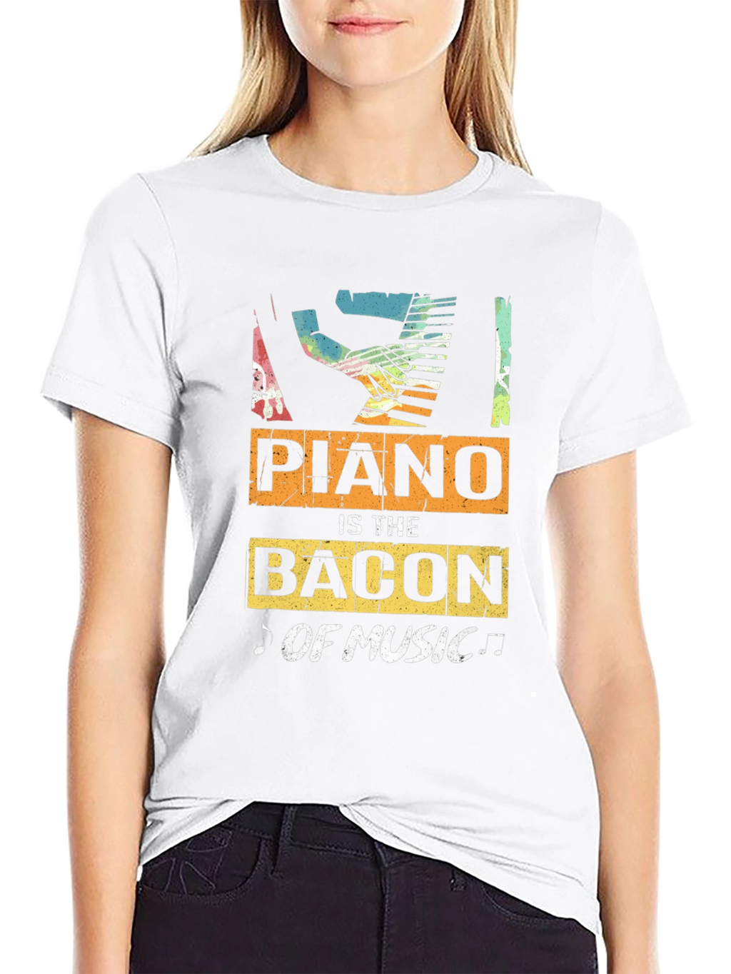Piano is the Bacon of Music T-Shirt