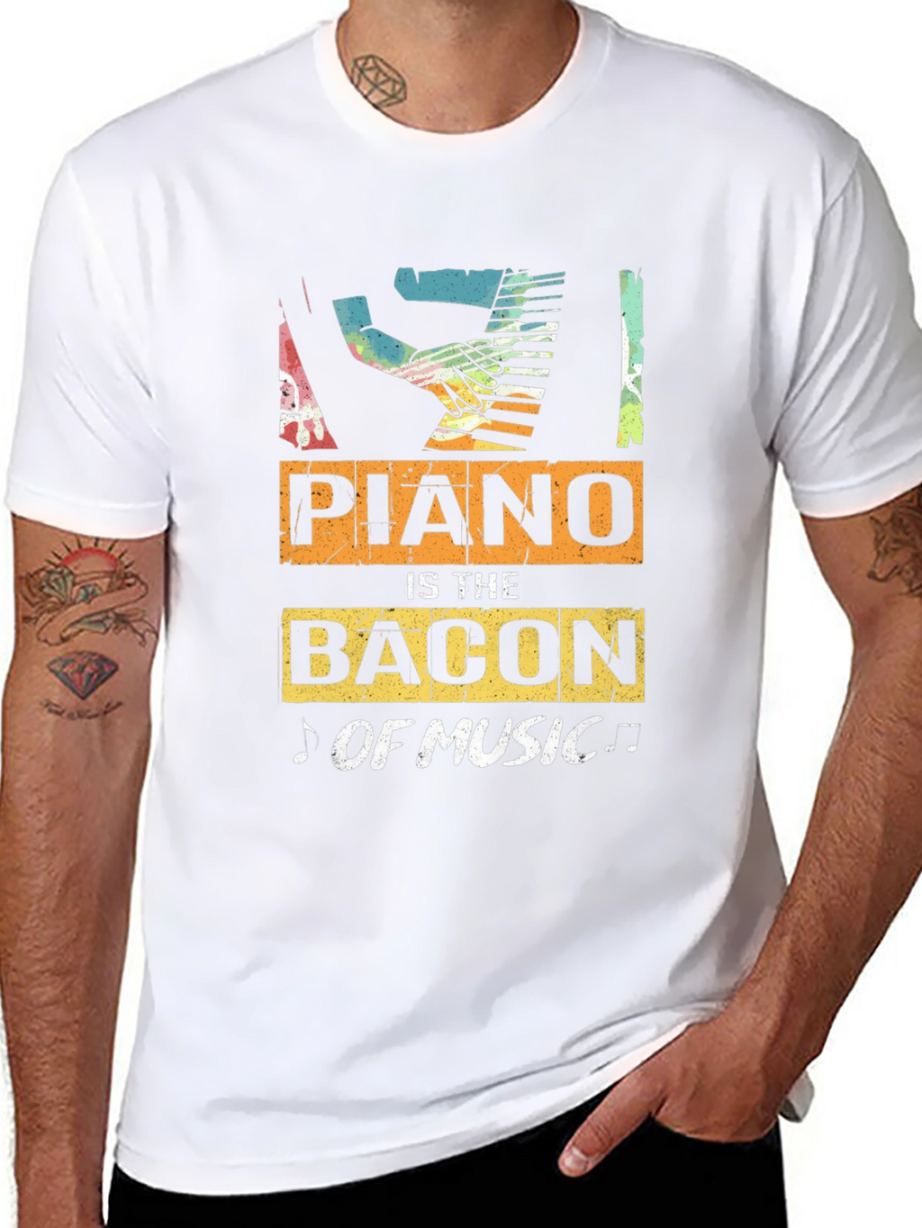Piano is the Bacon of Music T-Shirt