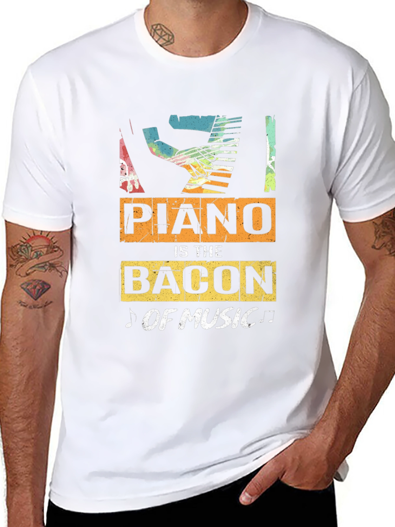 Piano is the Bacon of Music T-Shirt