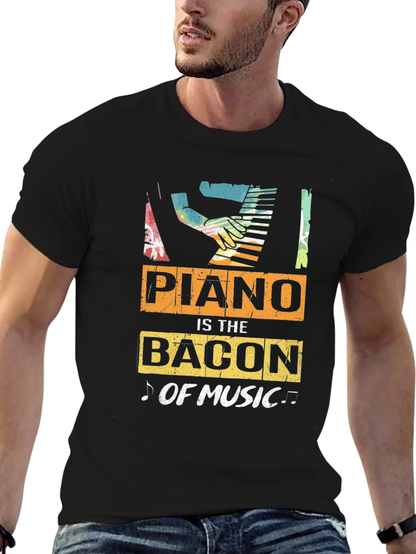 Piano is the Bacon of Music T-Shirt