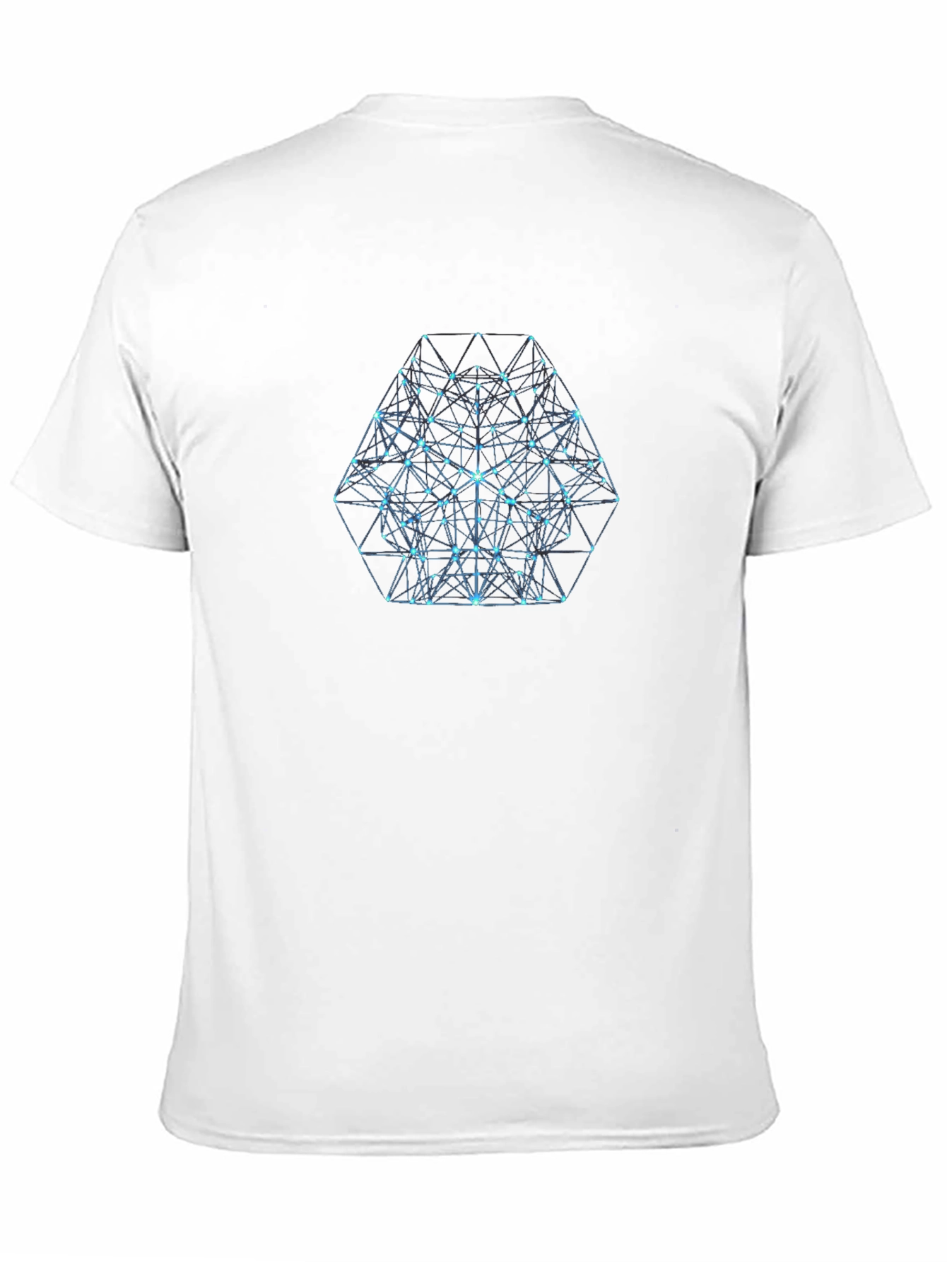 Geometric Hexagon Graphic T-Shirt