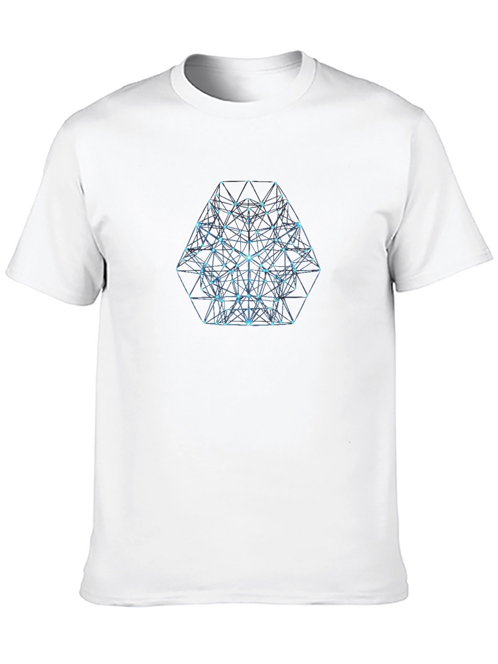 Geometric Hexagon Graphic T-Shirt