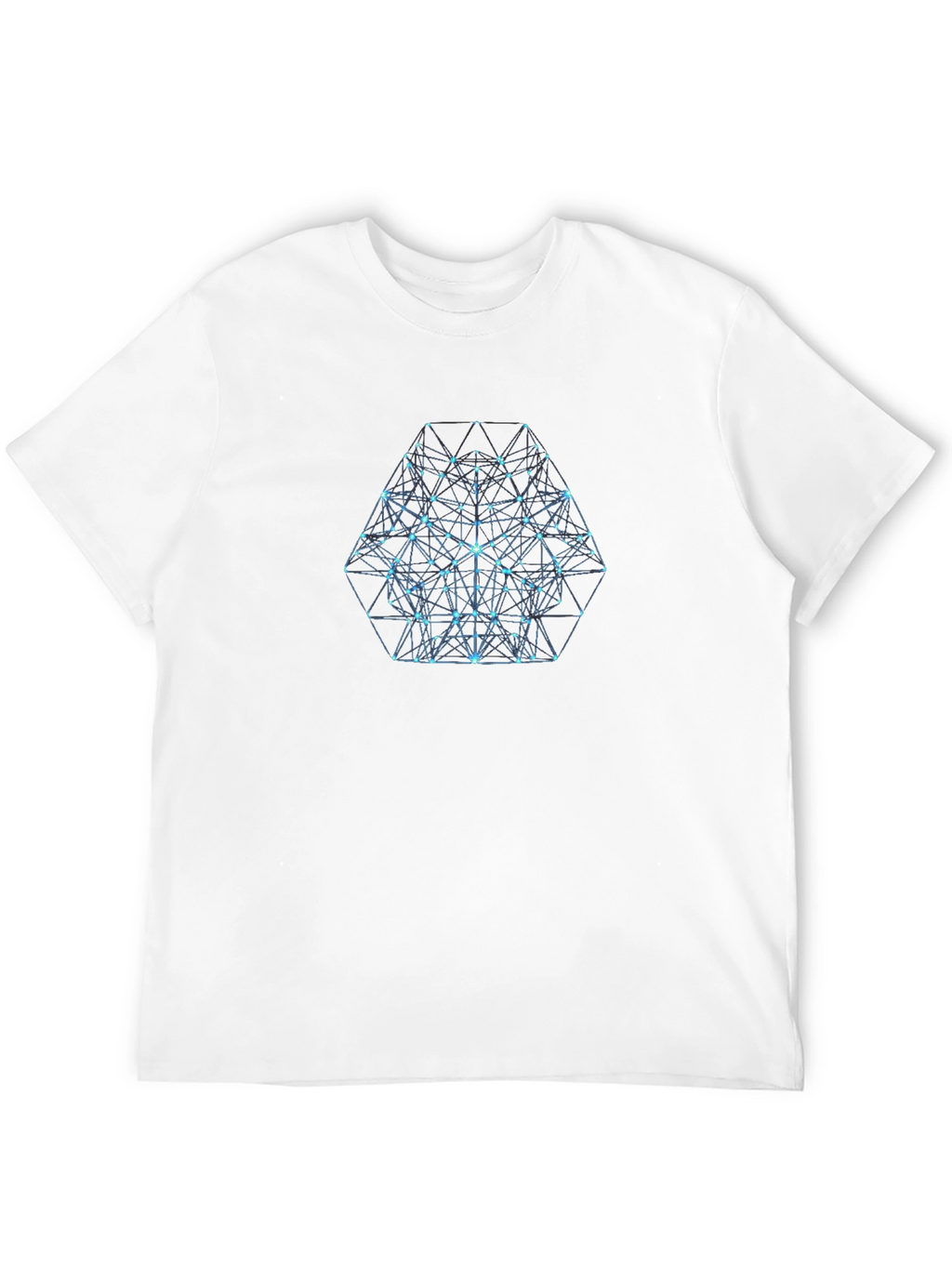 Geometric Hexagon Graphic T-Shirt