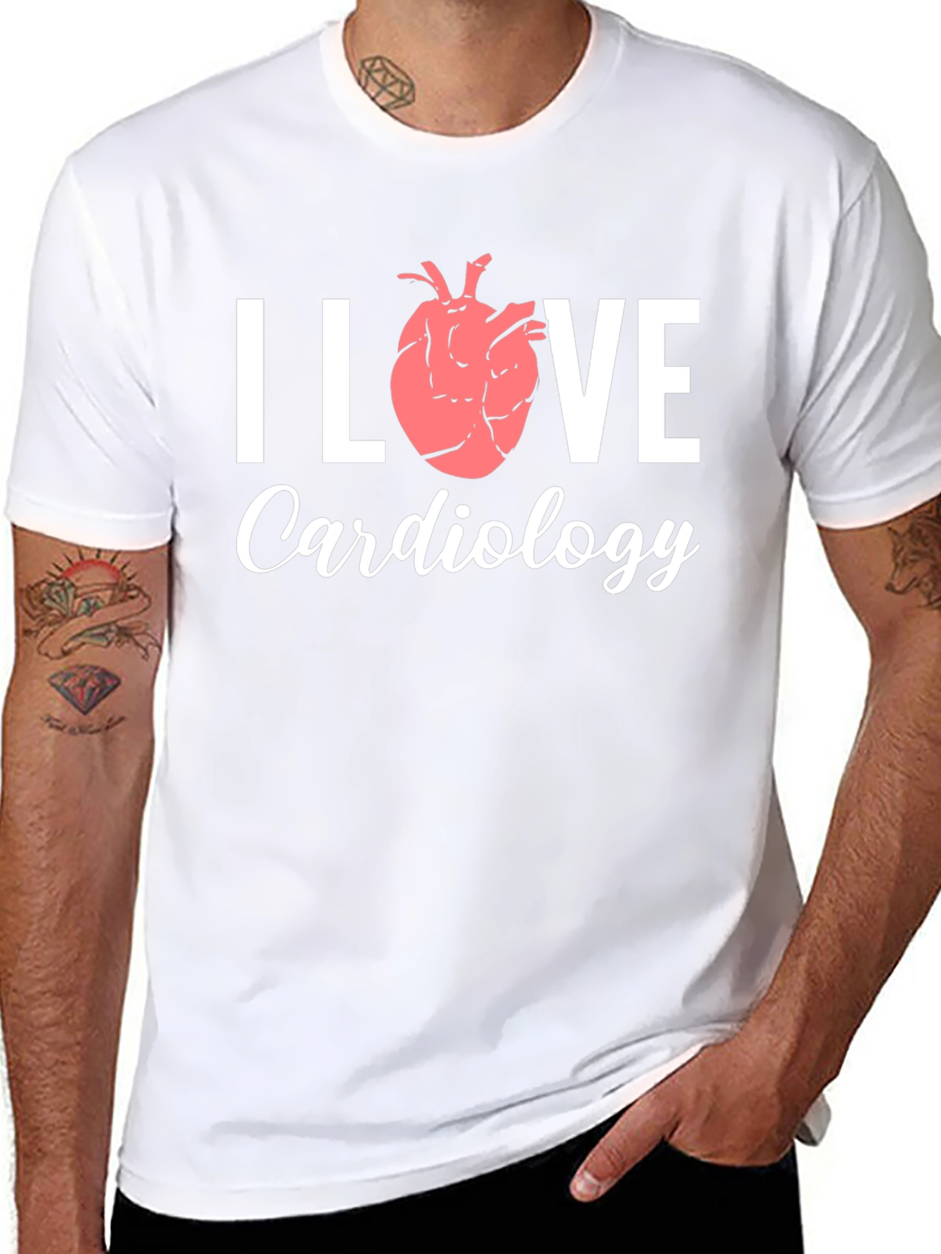 I Heart Cardiology T-Shirt - Medical Love Tee
