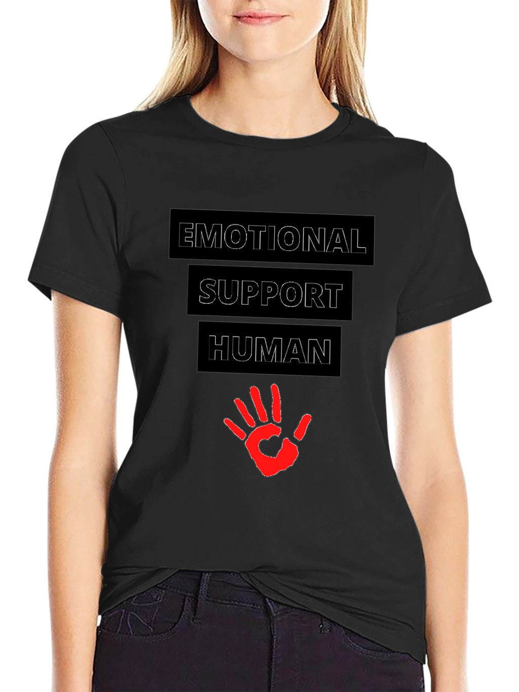 Emotional Support Human T-Shirt - Graphic Tee