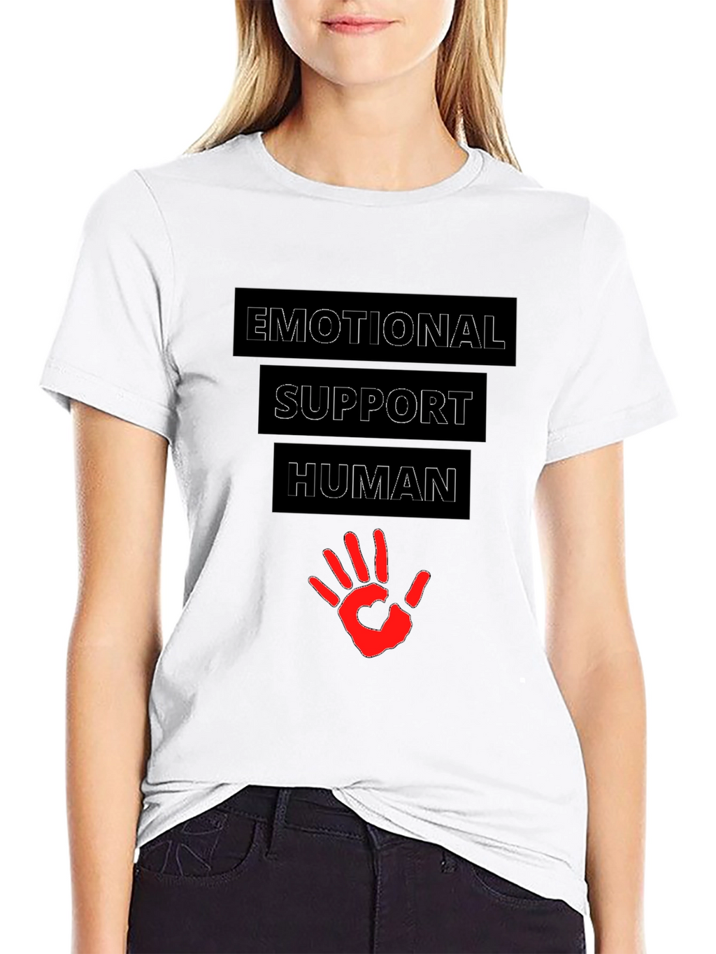 Emotional Support Human T-Shirt - Graphic Tee