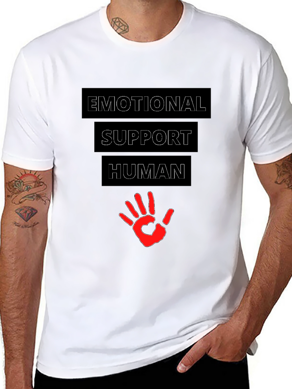 Emotional Support Human T-Shirt - Graphic Tee