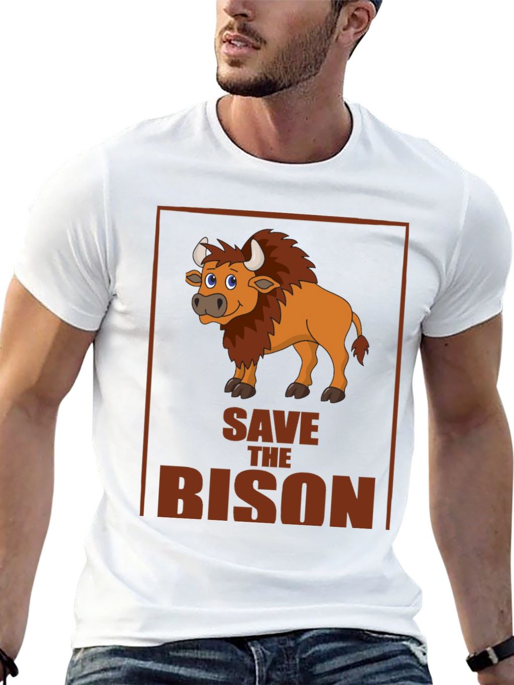 Save the Bison Graphic T-Shirt